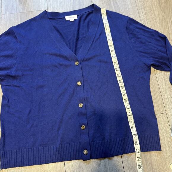 Summersalt Women’s Size XL Blue The Perfect Lightweight Cardigan Sweater - Picture 10 of 13